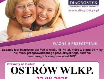 Ilustracja do artykułu: BEZPŁATNE BADANIA MAMMOGRAFICZNE