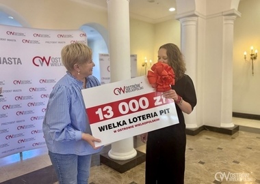 Ilustracja do artykułu: Nagroda główna w Loterii PIT trafiła do szczęśliwej ostrowianki