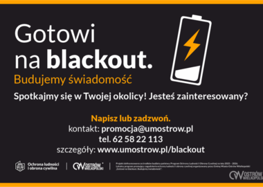 Ilustracja do artykułu: Mieszkańcy Ostrowa uczą się, jak być gotowym na blackout