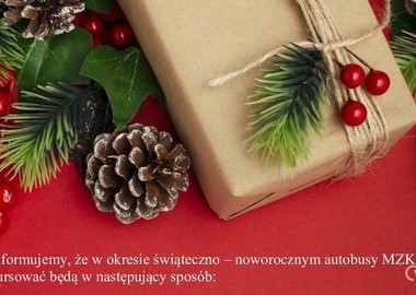 Ilustracja do artykułu: MZK: kursowanie autobusów w okresie świątecznym 