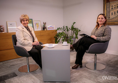 Ilustracja do artykułu: Noworoczny wywiad z Beatą Klimek w Telewizji Proart