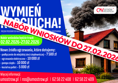 Ilustracja do artykułu: Wymień 'kopciucha'! Nabór tylko do 27 lutego!
