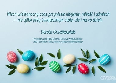 Ilustracja do artykułu: Życzenia od Rady Seniorów Ostrowa Wielkopolskiego