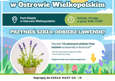 Ilustracja do artykułu: Wielka zbiórka szkła! Odbierz lawendę za szkło 