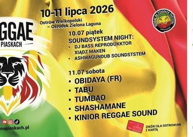 Ilustracja do artykułu: Reggae na Piaskach 2026
