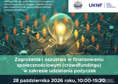 Ilustracja do artykułu: Webinarium „Zagrożenia i oszustwa w finansowaniu społecznościowym...