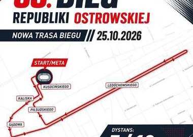 Ilustracja do artykułu: Utrudnienia w ruchu w związku z 63. Biegiem Republiki Ostrowskiej
