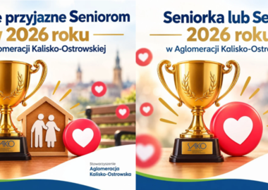 Ilustracja do artykułu: Plebiscyt na 'Seniorka lub Senior 2026 roku w Aglomeracji Kalisko-Ostrowskiej...