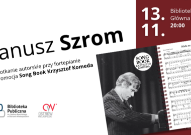 Ilustracja do artykułu: Spotkanie autorskie przy fortepianie – Janusz Szrom