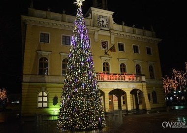 Ilustracja do artykułu: Nowa choinka rozświetliła Rynek