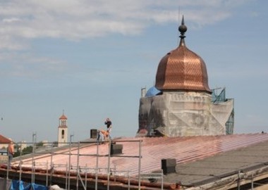 Ilustracja do artykułu: Remont dachu Synagogi