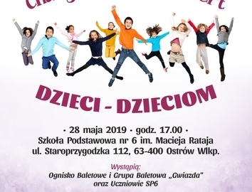 Ilustracja do artykułu: Charytatywny koncert Dzieci - Dzieciom