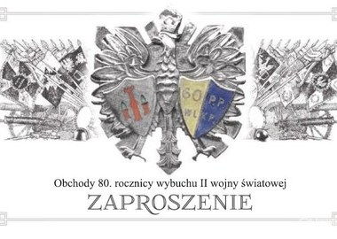 Ilustracja do artykułu: Zaproszenie na obchody 80. rocznicy wybuchu II wojny światowej