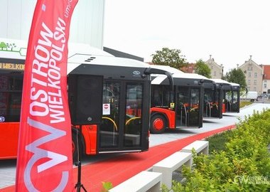 Ilustracja do artykułu: Ostrów ma już dziesięć autobusów elektrycznych!