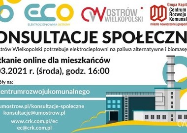 Ilustracja do artykułu: Elektrociepłownia w Ostrowie? Spotkanie online dla mieszkańców...