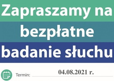 Ilustracja do artykułu: Bezpłatne badanie słuchu