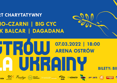 Ilustracja do artykułu: 'Ostrów dla Ukrainy' - wielki koncert charytatywny