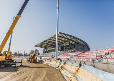 Ilustracja do artykułu: Stadion niemal gotowy na pierwszy mecz w sezonie