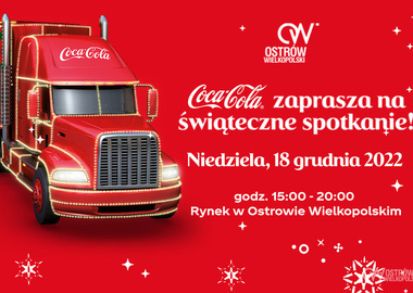 Ilustracja do artykułu: Świąteczna ciężarówka Coca-Cola zawita do naszego miasta