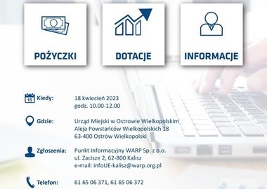 Ilustracja do artykułu: Informacje i dotacje - przyjdź na bezpłatne konsultacje