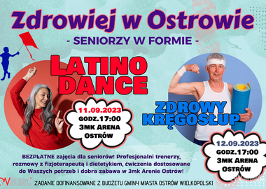 Ilustracja do artykułu: Latino dance i ćwiczenia na kręgosłup dla seniorów. Bezpłatnie...