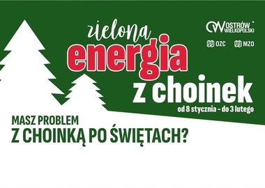 Ilustracja do artykułu: Oddaj choinkę na zieloną energię do 3 lutego!