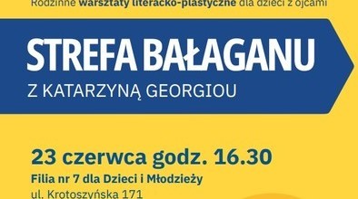 Ilustracja do artykułu: Czytam też z tatą! Rodzinne warsztaty literacko-plastyczne dla dzieci z ojcami