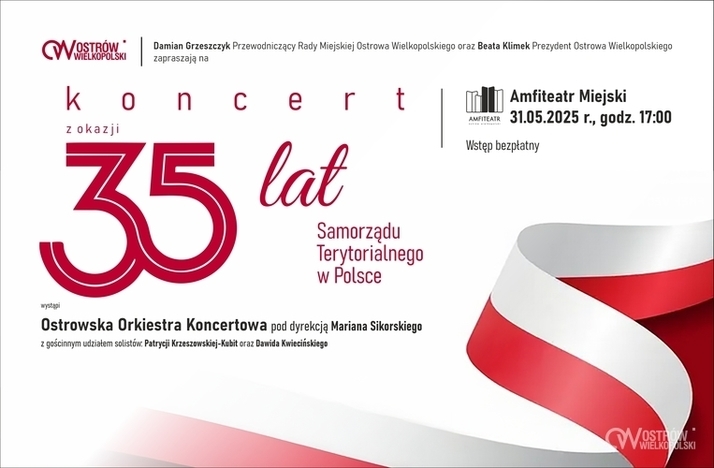 Ilustracja do artykułu: Koncert z okazji 35-lecia Samorządu Terytorialnego w Polsce