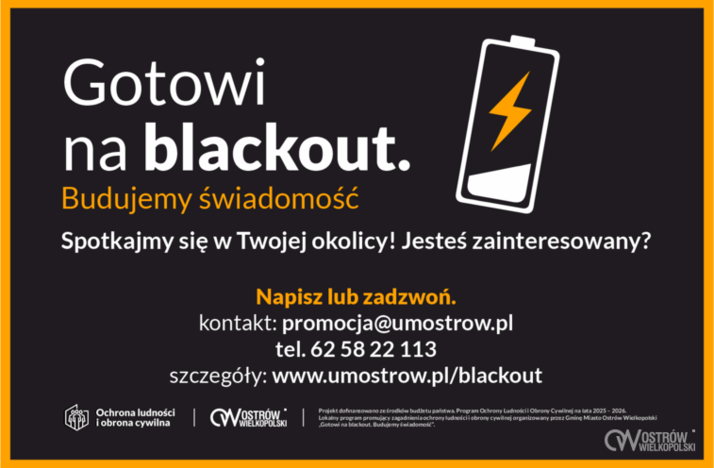 Ilustracja do artykułu: Mieszkańcy Ostrowa uczą się, jak być gotowym na blackout