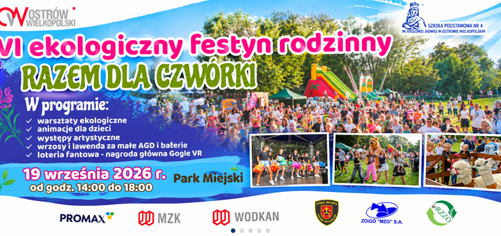 Ilustracja do artykułu: VI Ekologiczny Festyn Rodzinny „Razem dla Czwórki”