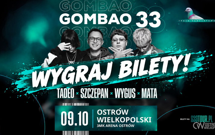 Ilustracja do artykułu: Konkurs: wygraj podwójny bilet na GOMBAO 33 w Ostrowie Wielkopolskim!