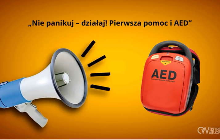 Ilustracja do artykułu: AED ratuje życie. Zobacz, jak z niego skorzystać