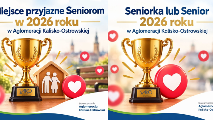 Ilustracja do artykułu: Plebiscyt na 'Seniorka lub Senior 2026 roku w Aglomeracji Kalisko-Ostrowskiej...