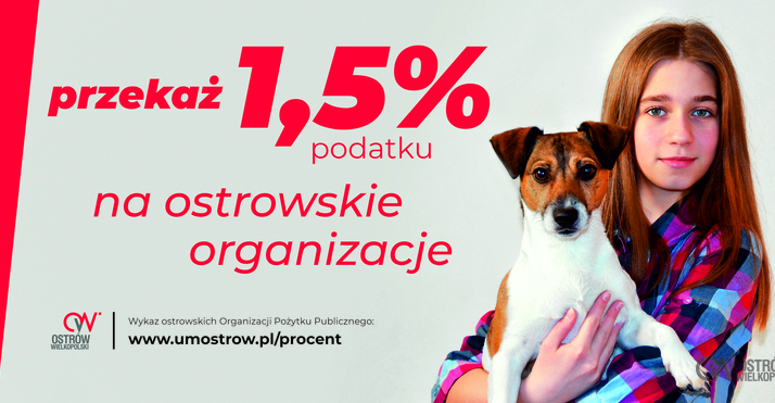 Ilustracja do artykułu: Zostaw 1,5 procent w Ostrowie 