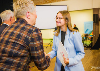 Stypendia im. świętego Jana Pawła II miasta Ostrowa Wielkopolskiego, 20.10.2021 (307)