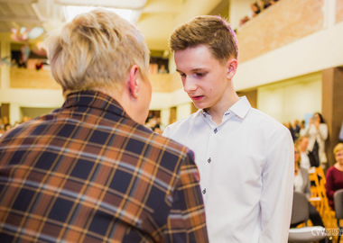 Stypendia im. świętego Jana Pawła II miasta Ostrowa Wielkopolskiego, 20.10.2021 (283)