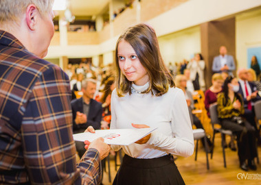 Stypendia im. świętego Jana Pawła II miasta Ostrowa Wielkopolskiego, 20.10.2021 (281)