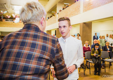 Stypendia im. świętego Jana Pawła II miasta Ostrowa Wielkopolskiego, 20.10.2021 (258)
