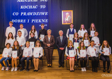 Stypendia im. świętego Jana Pawła II miasta Ostrowa Wielkopolskiego, 20.10.2021 (201)
