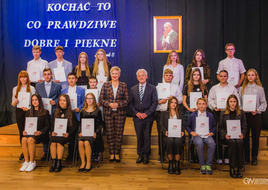 Stypendia im. świętego Jana Pawła II miasta Ostrowa Wielkopolskiego, 20.10.2021 (177)