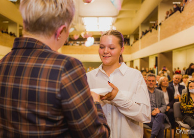 Stypendia im. świętego Jana Pawła II miasta Ostrowa Wielkopolskiego, 20.10.2021 (166)