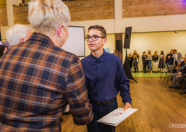 Stypendia im. świętego Jana Pawła II miasta Ostrowa Wielkopolskiego, 20.10.2021 (88)