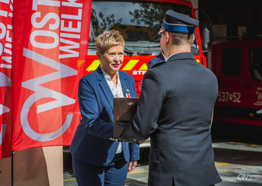 OSP Ostrów Wielkopolski. Jubileusz 155-lecia istnienia Jednostki oraz oddanie zmodernizowanej strażnicy (79)