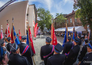 OSP Ostrów Wielkopolski. Jubileusz 155-lecia istnienia Jednostki oraz oddanie zmodernizowanej strażnicy (51)