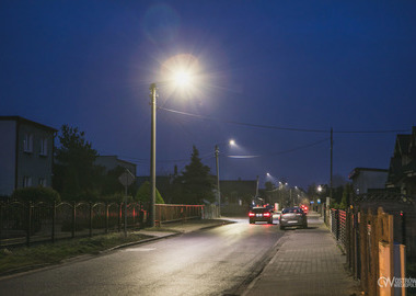 Zmodernizowane oświetlenie uliczne w ramach EOG (1)