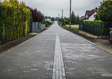 Ulica Drzymały z nową nawierzchnią (1)