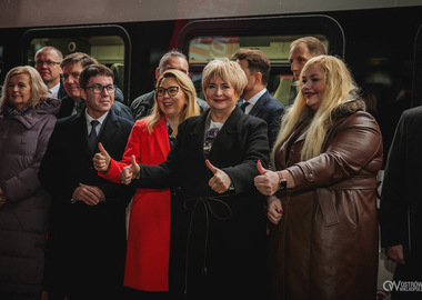 Oficjalne uruchomienie nowych połączeń kolejowych. Dworzec PKP w Ostrowie Wielkopolskim (17)