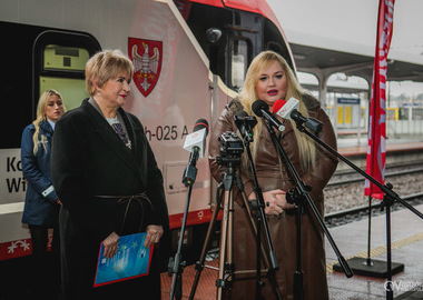 Oficjalne uruchomienie nowych połączeń kolejowych. Dworzec PKP w Ostrowie Wielkopolskim (8)