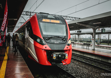 Oficjalne uruchomienie nowych połączeń kolejowych. Dworzec PKP w Ostrowie Wielkopolskim (4)