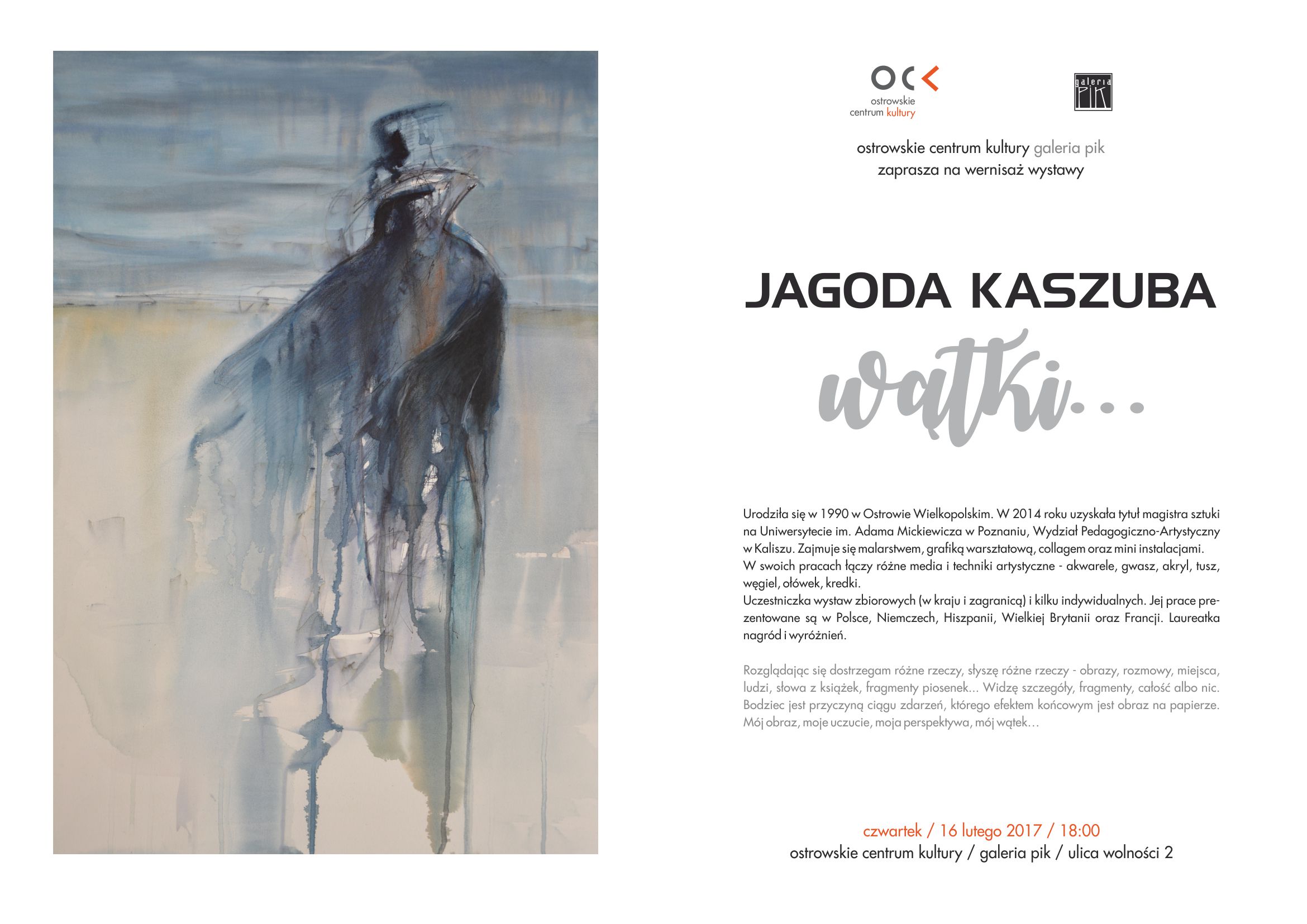 Wystawa Jagody Kaszuby plakat
